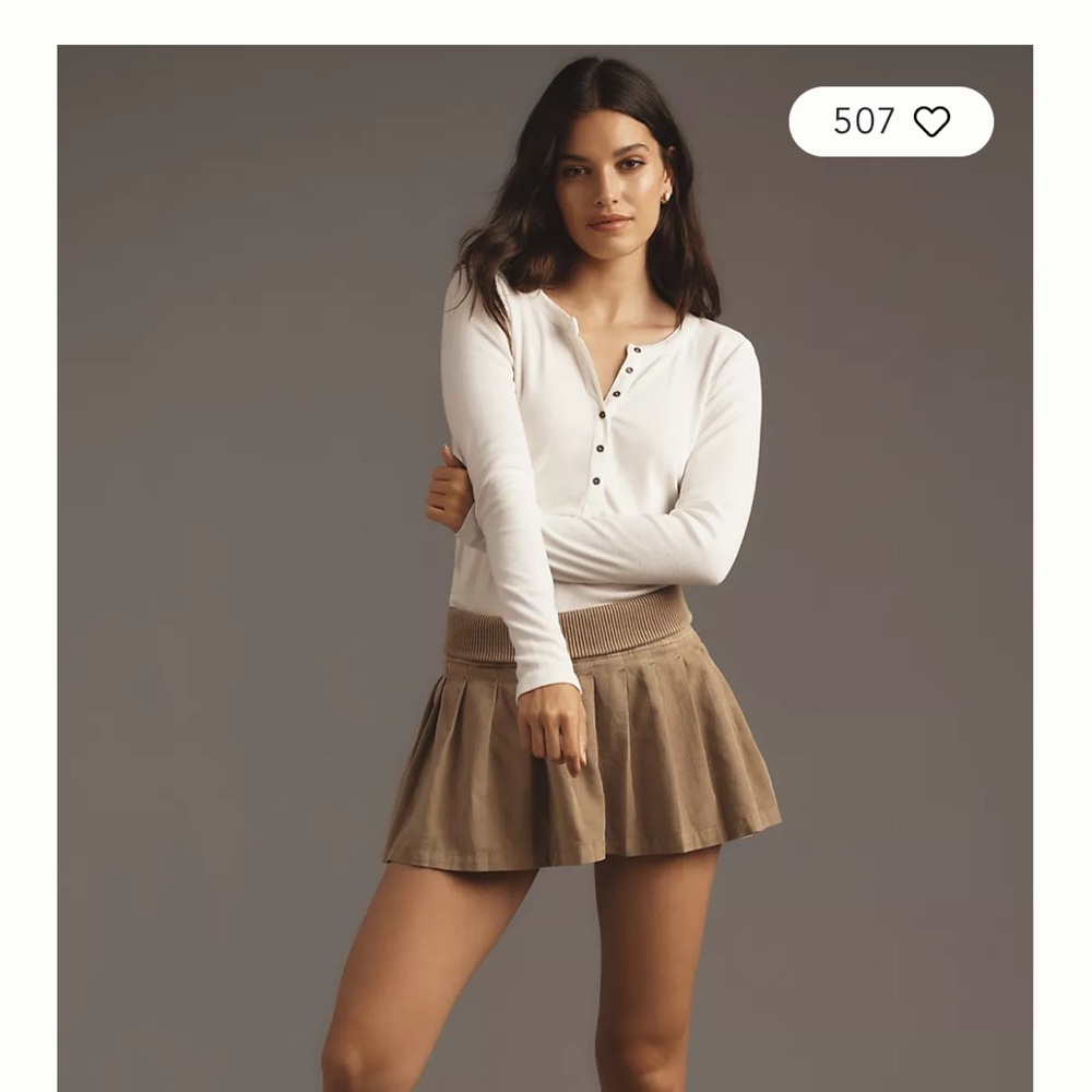 Pilcro Rib mix Skort